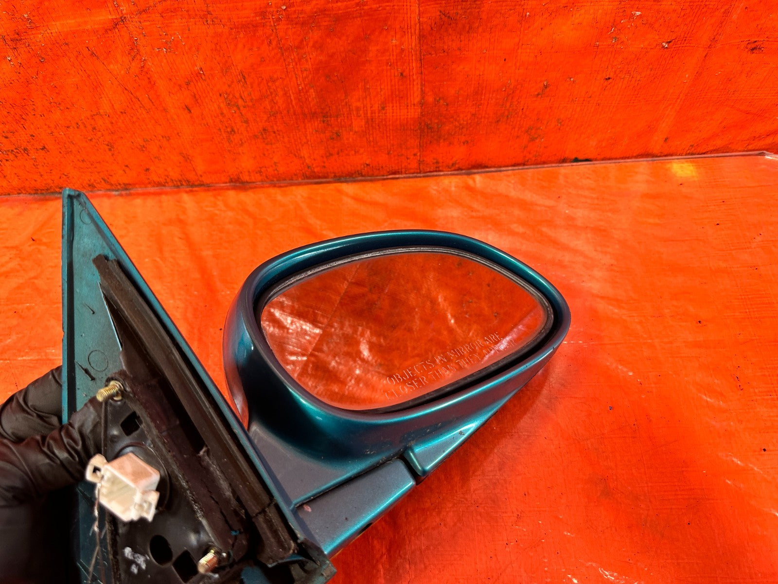 92 95 HONDA CIVIC   2D COUPE PASSENGER RIGHT EXTERIOR SIDE VIEW MIRROR OEM  32711
