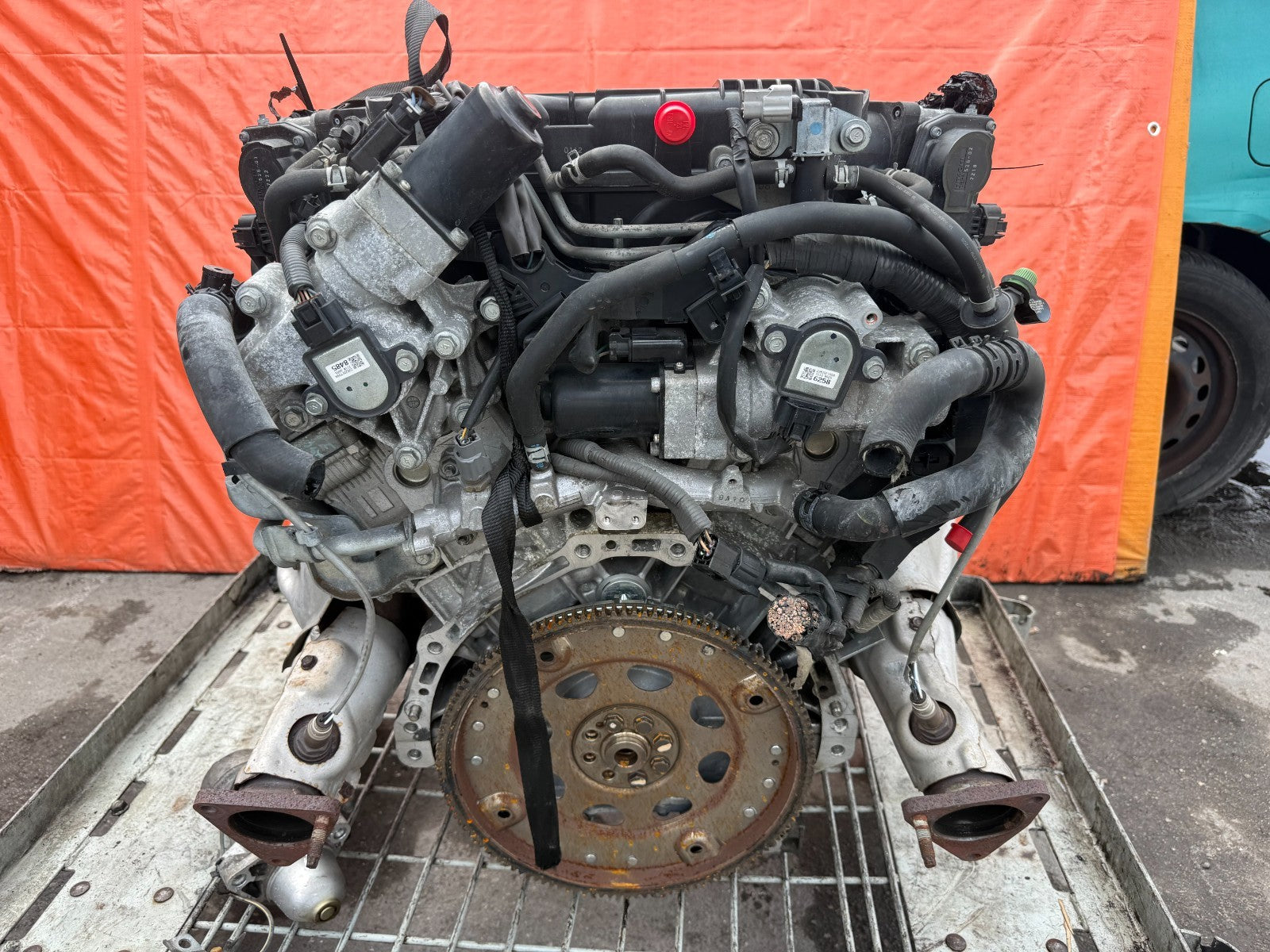 09-13 INFINITI G37 VQ37VHR REAR WHEEL DRIVE (RWD) - ENGINE MOTOR LONG BLOCK 51K8