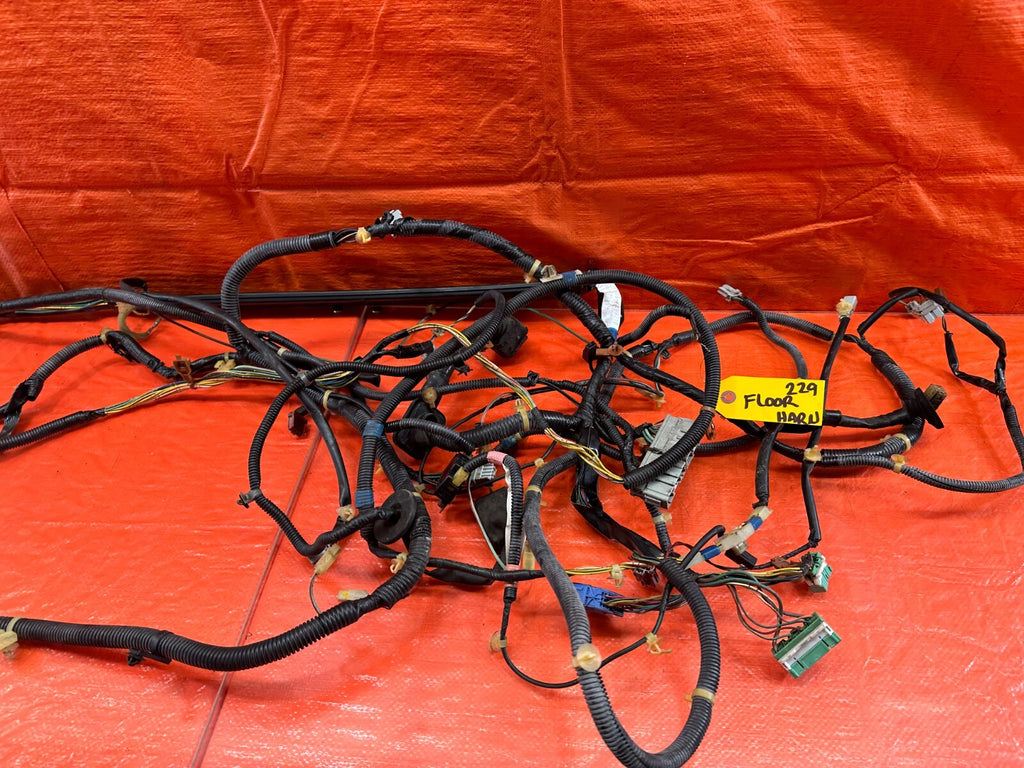 98 01 INTEGRA SEDAN GS GSR LS   FLOOR / REAR WIRING HARNESS WIRE LOOM   OEM #2293