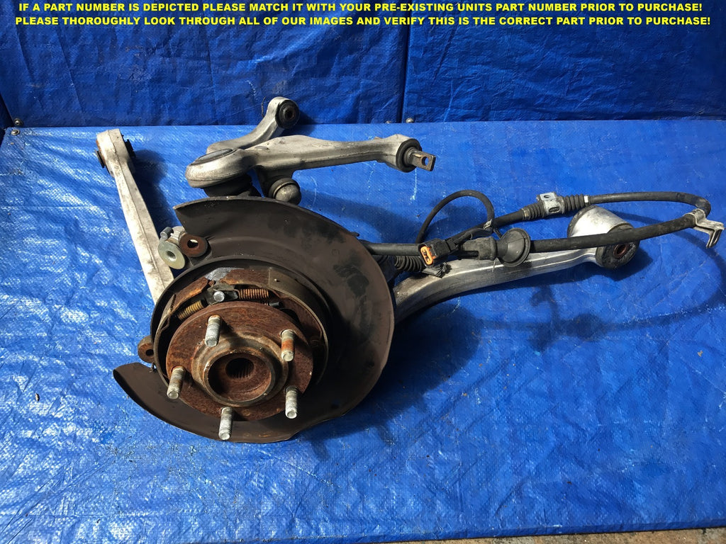 OEM 2003 2004 2005 MITSUBUSHI EVOLUTION PASSENGER REAR KNUCKLE SPINDLE COMPLETE 0
