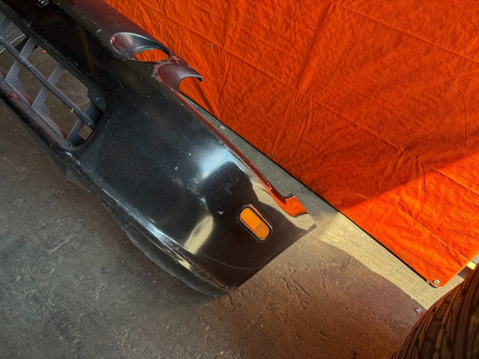 93 95 HONDA DEL SOL   FRONT BUMPER COVER   PRIMER COLOR   OEM #2944