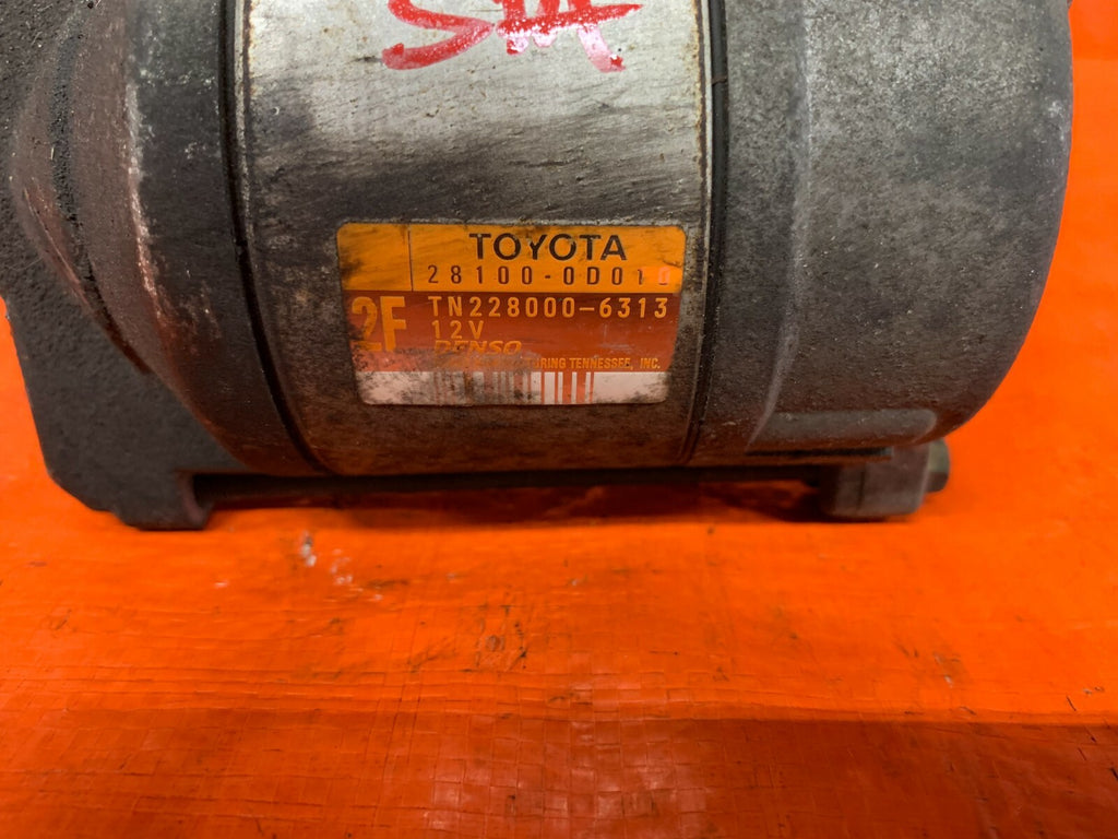 98 02 TOYOTA COROLLA   AUTOMATIC AUTO A/T   ENGINE MOTOR STARTER 281000D010 OEM2