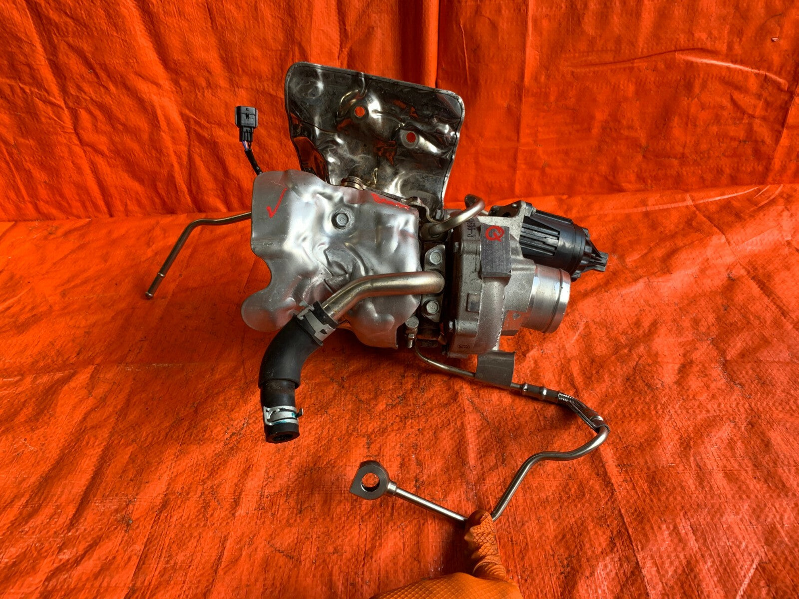 OEM 2016 INFINITI Q50 3.0 VR30DDTT   PASSENGER RIGHT TURBO CHARGER COMLETE9