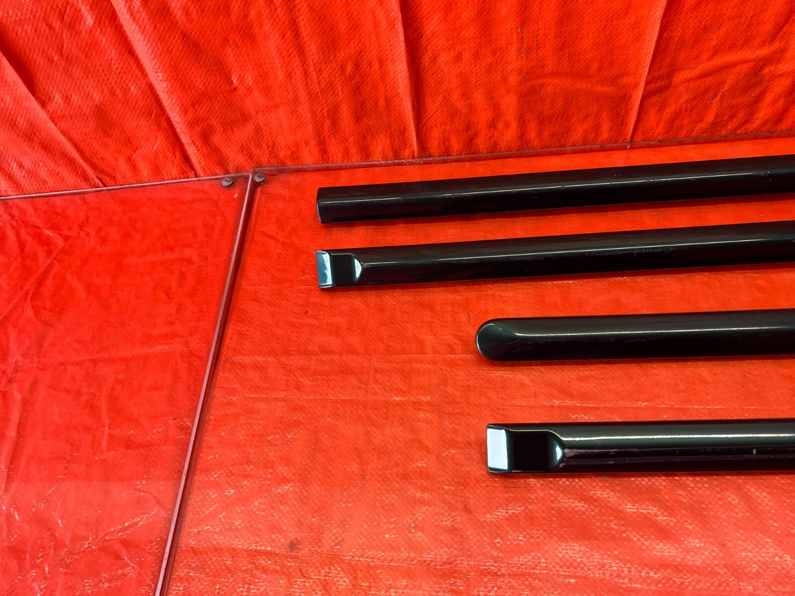 96 00 HONDA CIVIC SEDAN BODY DOOR MOLDING TRIM SET LEFT & RIGHT COMPLETE OEM 1458