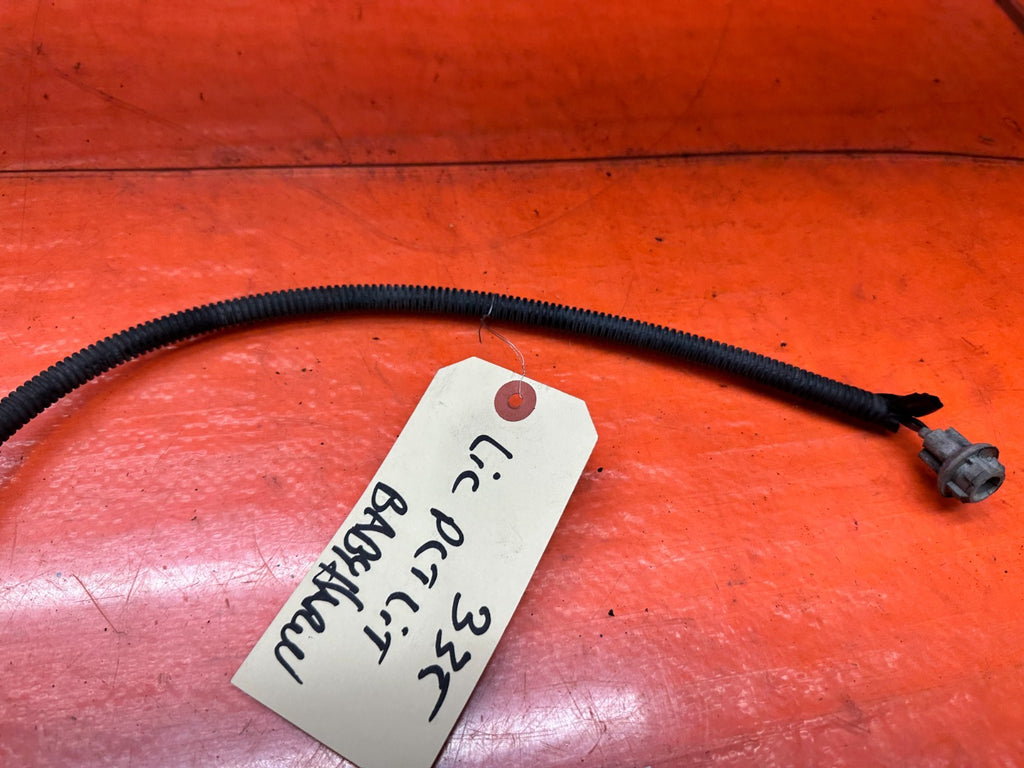 97 01 HONDA PRELUDE 2.2L REAR TRUNK LICENSE PLATE LIGHT WIRING HARNESS OEM #3357