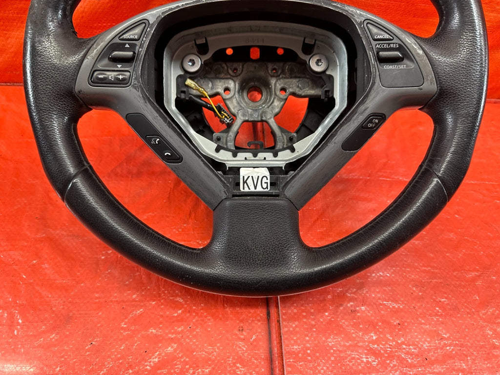 08 15 INFINITI G37 & Q60    2D COUPE  STEERING WHEEL   WEAR READ DESC   OEM #2078