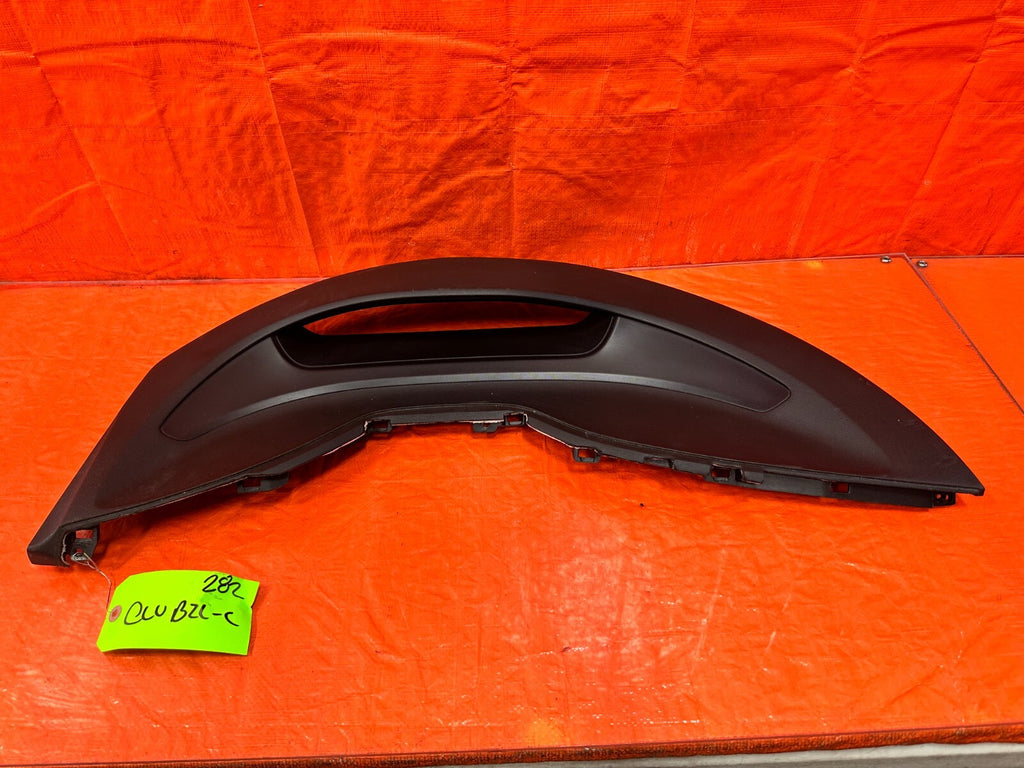 06 11 HONDA CIVIC SI UPPER DASH DASHBOARD SPEEDOMETER BEZEL TRIM PLASTIC OEM 2820