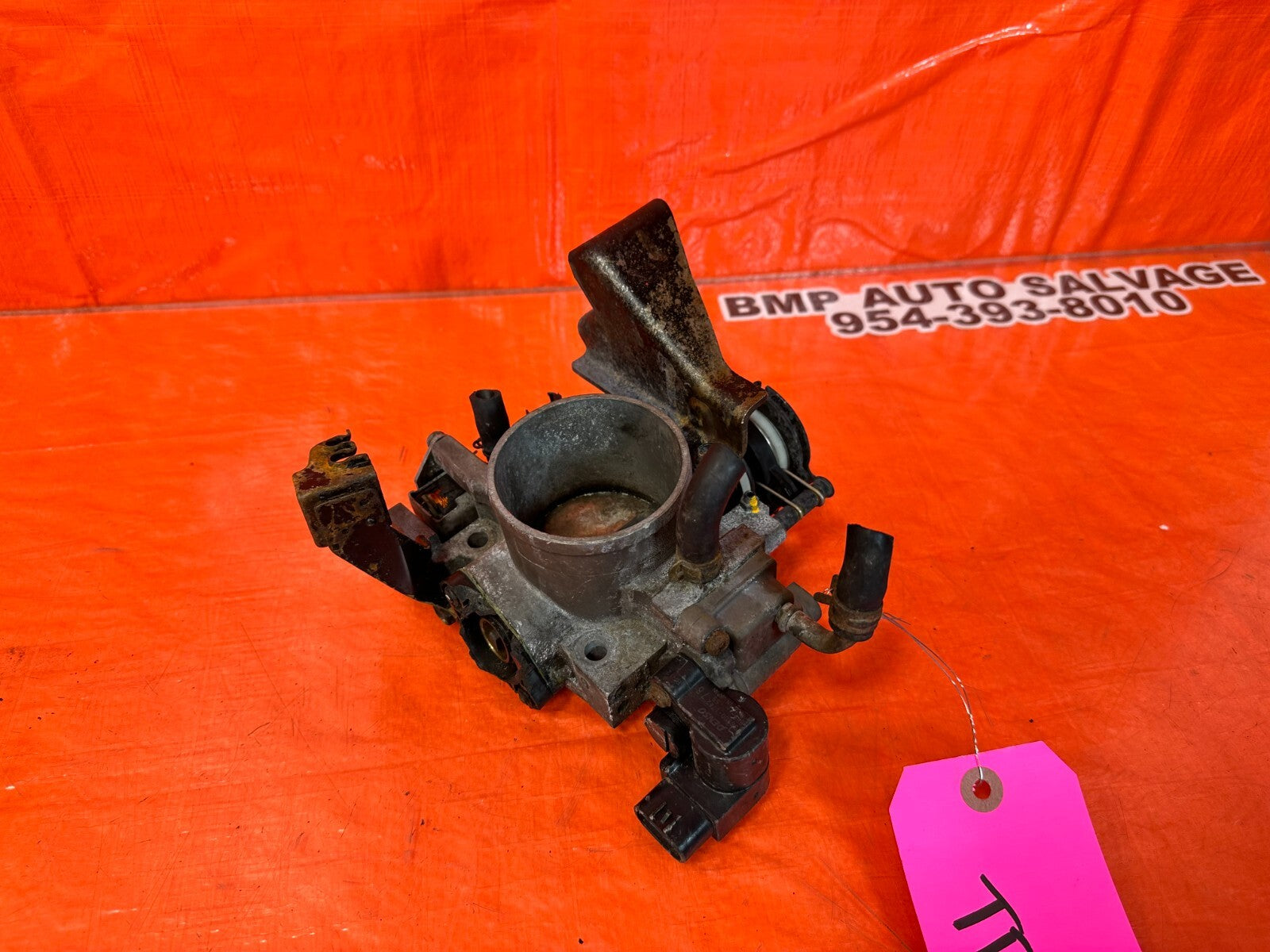 02 04 ACURA RSX TYPE S K20A2 ENGINE MOTOR THROTTLE BODY   THERE ARE FLAWS  ‍ 1