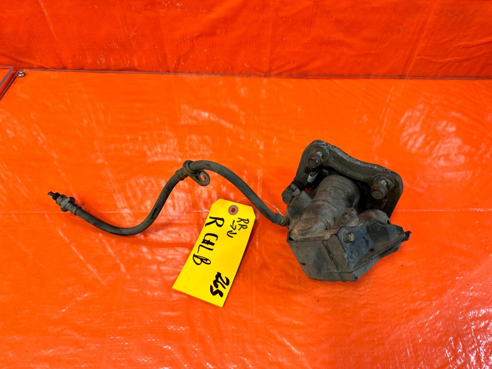 92 01 HONDA PRELUDE   BRAKE CALIPER   PASSENGER RIGHT REAR   OEM FACTORY #2638