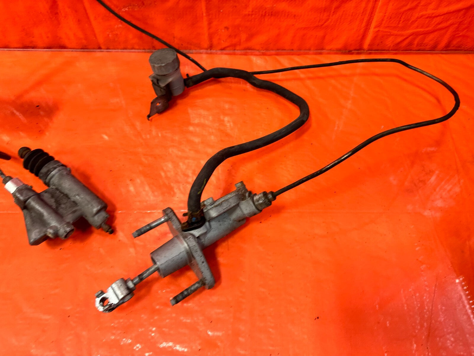 06 09 HONDA CIVIC SI   CLUTCH MASTER & SLAVE W/ FULL LINE SET LINES 100% OEM 2822