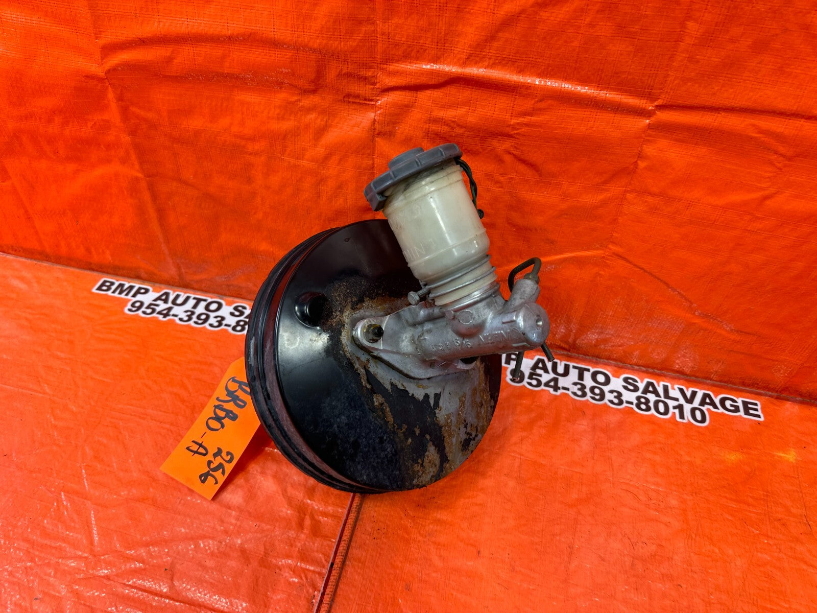 93 95 HONDA DEL SOL SI   REAR DISC BRAKE   BRAKE BOOSTER MASTER CYLINDER OEM 2560