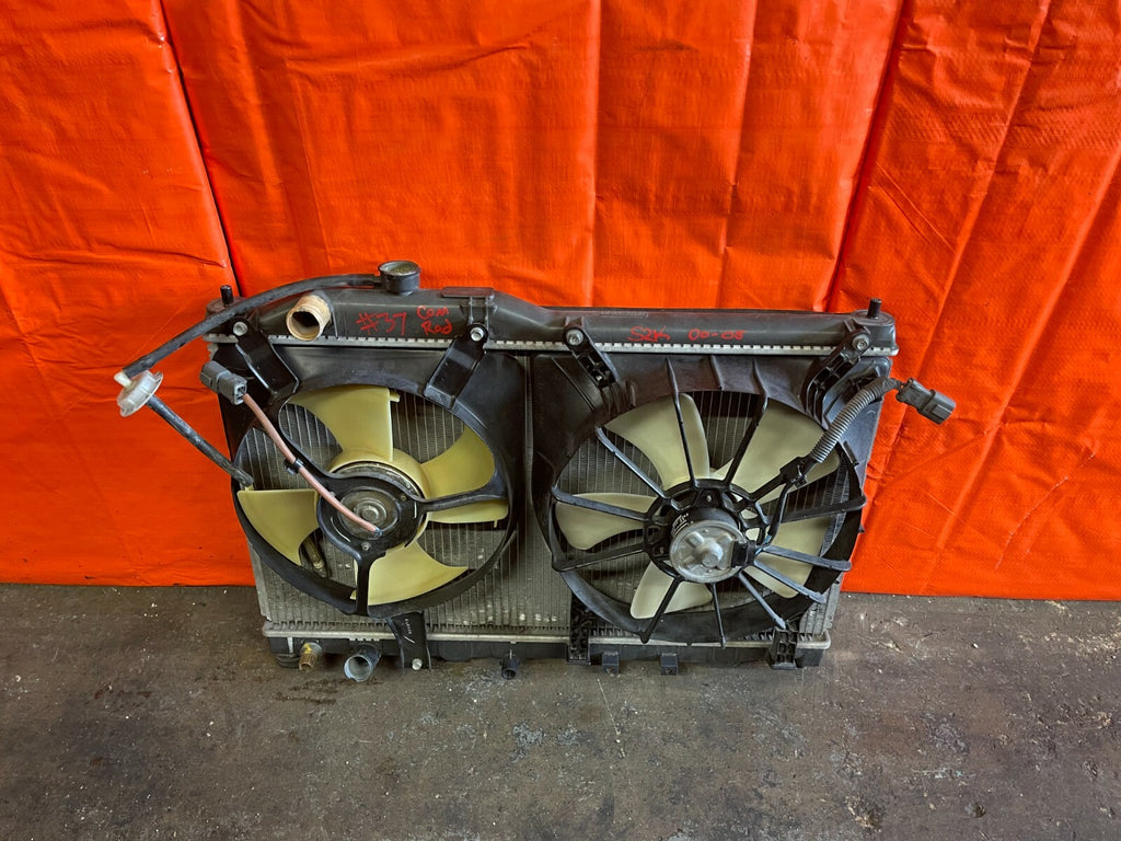 00 05 HONDA S2000   RADIATOR W/ COOLING AND CONDENSER FAN SET   100%   OEM OE1