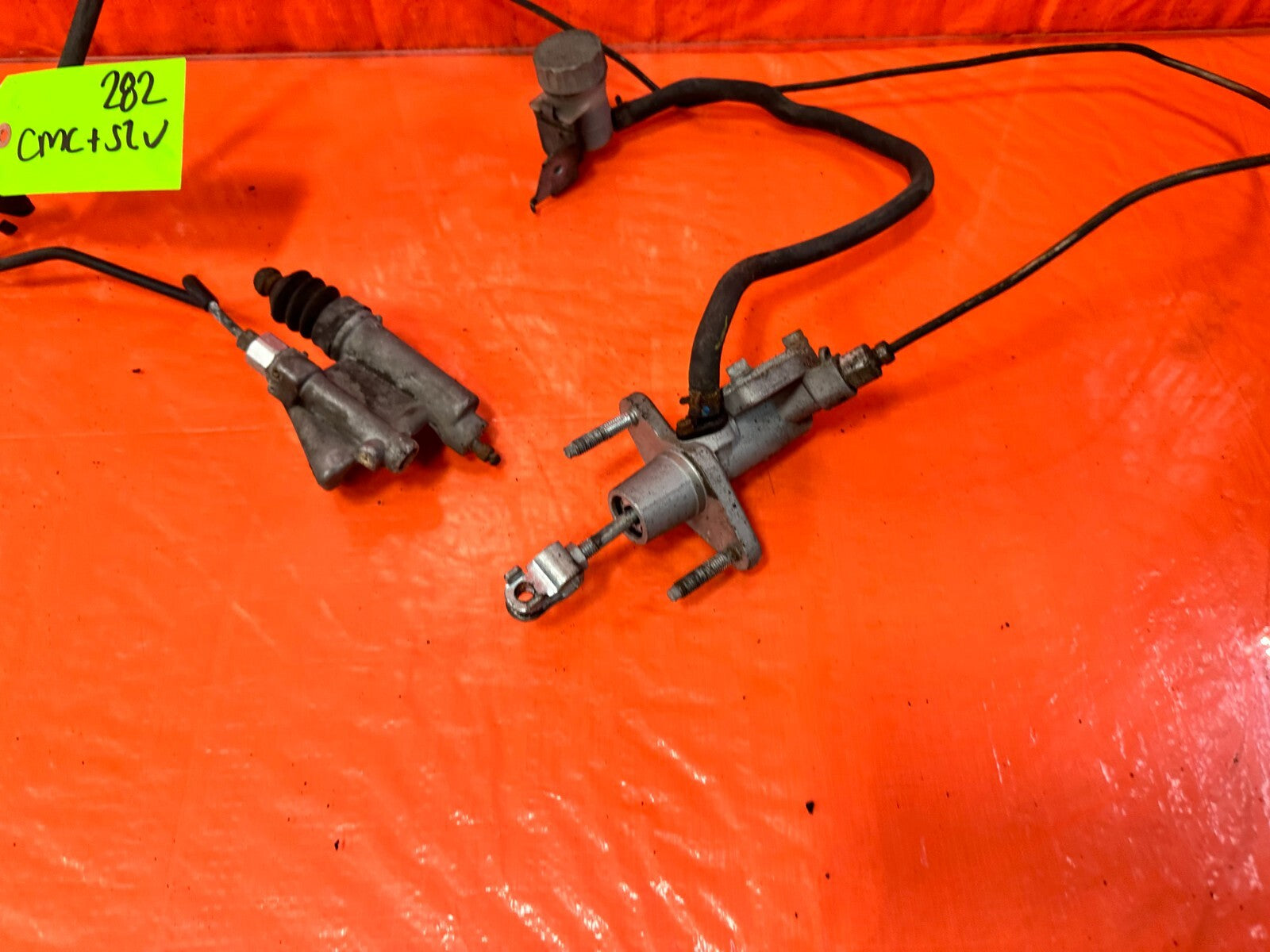 06 09 HONDA CIVIC SI   CLUTCH MASTER & SLAVE W/ FULL LINE SET LINES 100% OEM 2821
