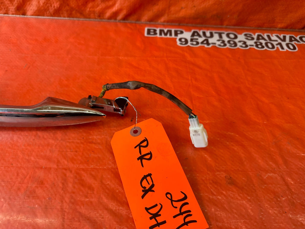 07 12 LEXUS ES350   PASSENGER RIGHT REAR   EXTERIOR DOOR HANDLE   OEM #2446