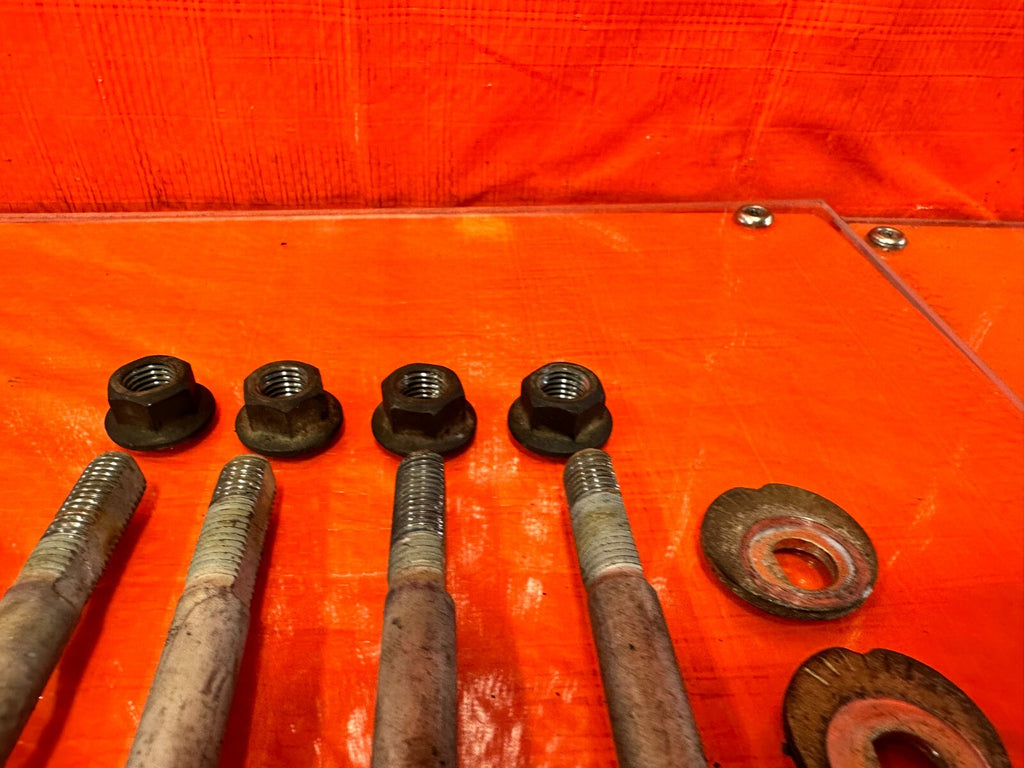 90 93 MAZDA MX 5 MIATA   REAR CASTER CAMBER ADJUSTMENT BOLTS   OEM FACTORY #2676
