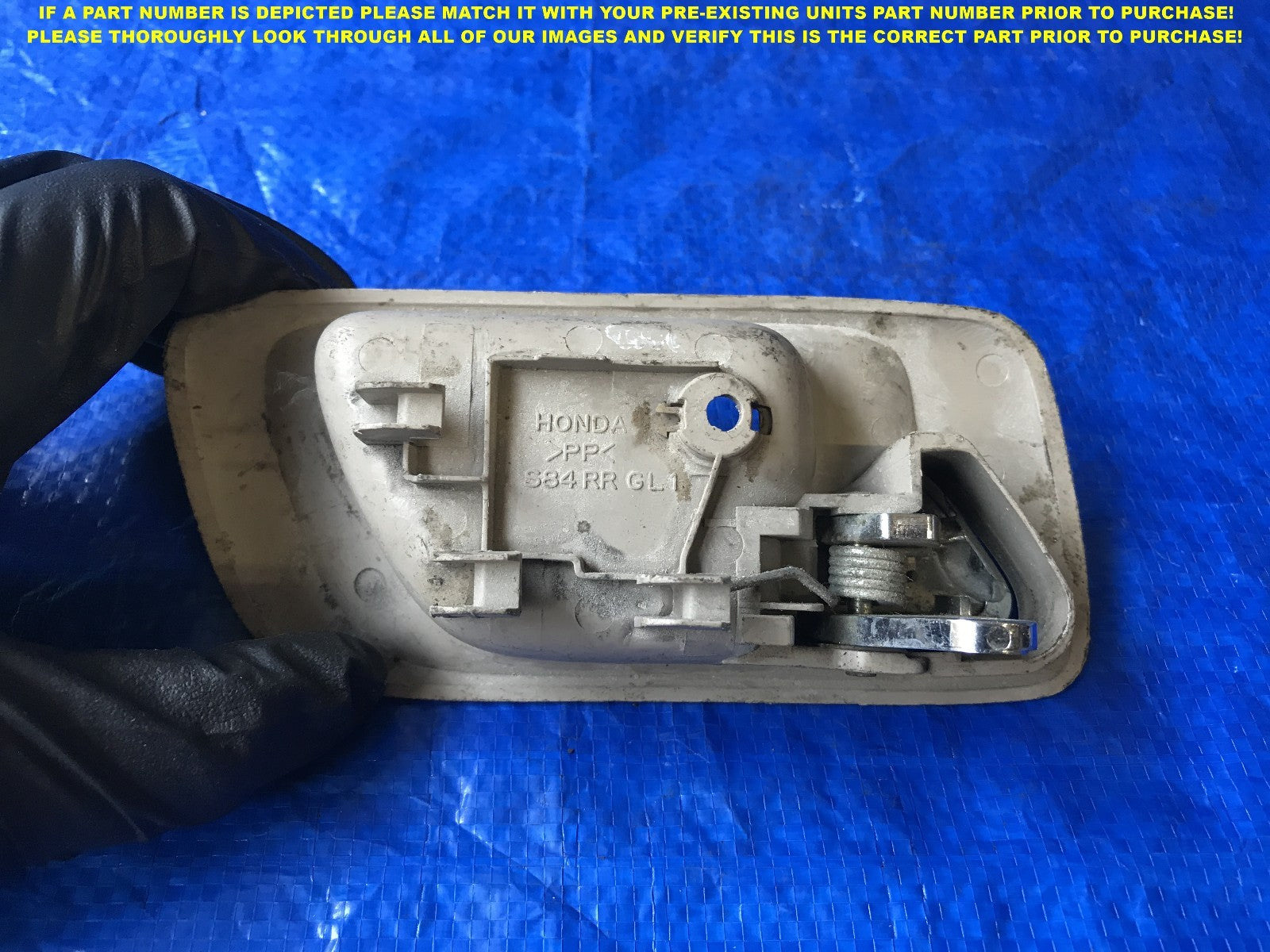 OEM 1998 1999 2000 HONDA ACCORD SEDAN DRIVER LEFT REAR INTERIOR DOOR HANDLE  1
