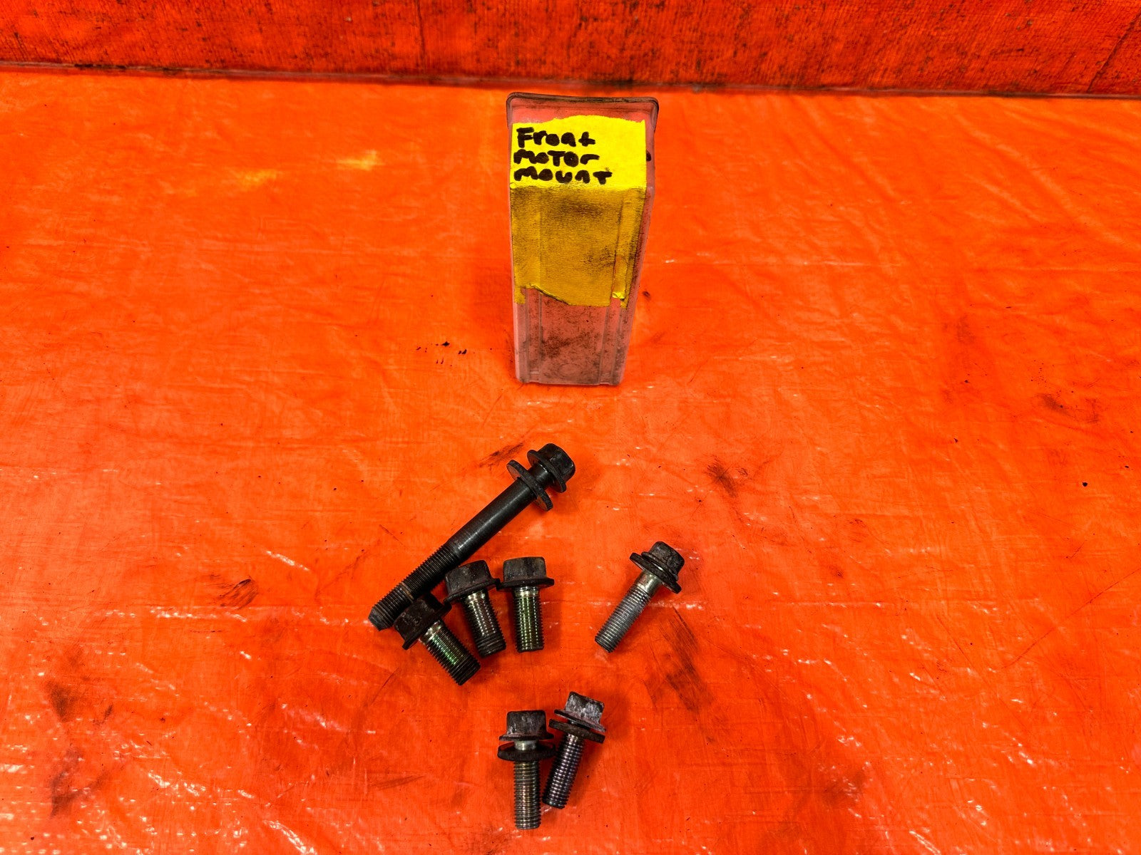 97 01 HONDA PRELUDE   FRONT MOTOR MOUNT BOLTS HARDWARE   OEM FACTORY #3230
