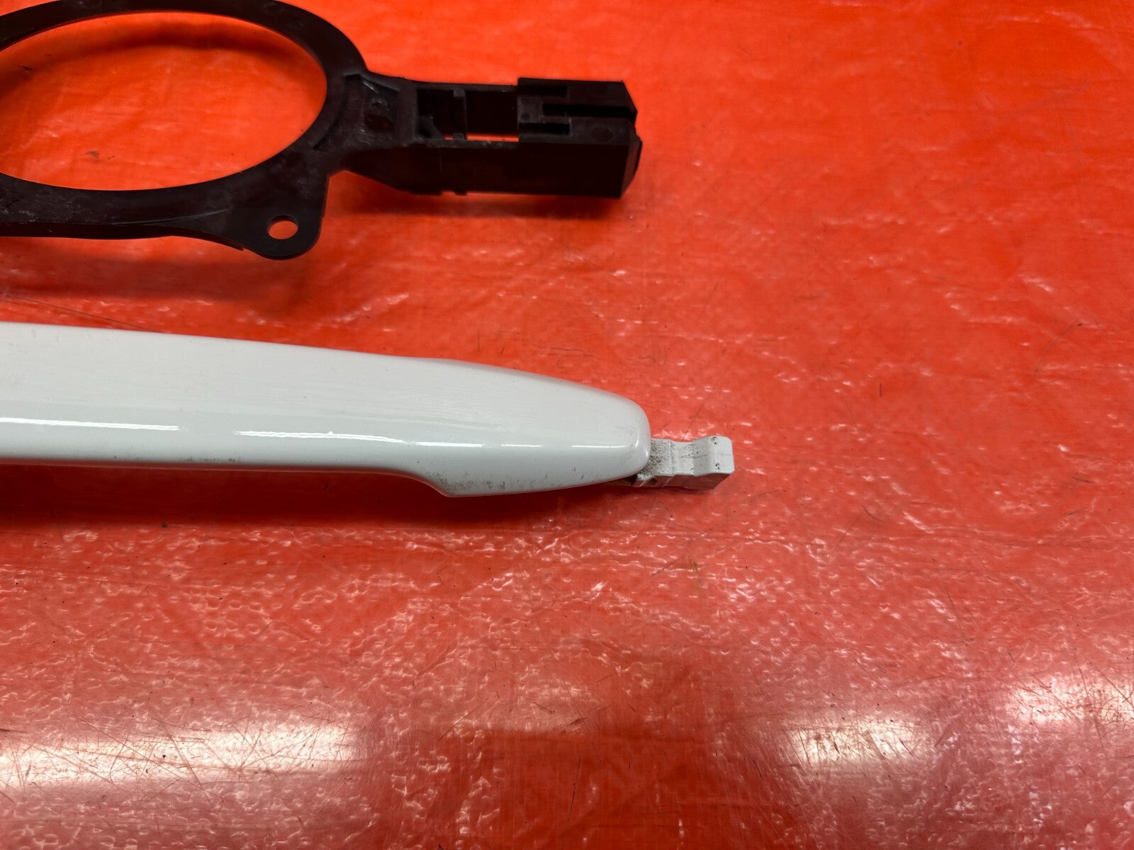 08 15 LANCER EVOLUTION X EVO 10 GSR   LEFT REAR   EXTERIOR DOOR HANDLE   OEM 2065