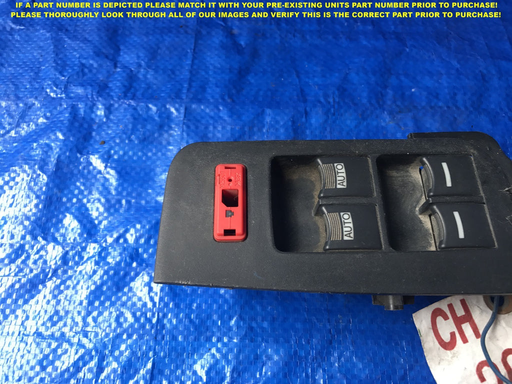 OEM 2004 2005 2006 2007 ACURA TL DRIVER LEFT MASTER WINDOW SWITCH  35750 SEP A012