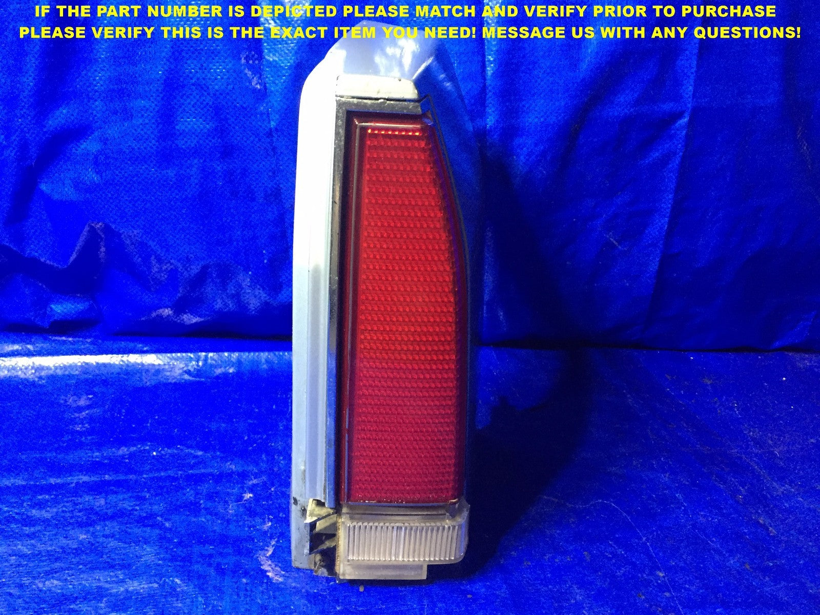 OEM 1988 1989 1990 1991 CHRYSLER NEW YORKER PASSENGER RIGHT TAIL LIGHT 88 89 900