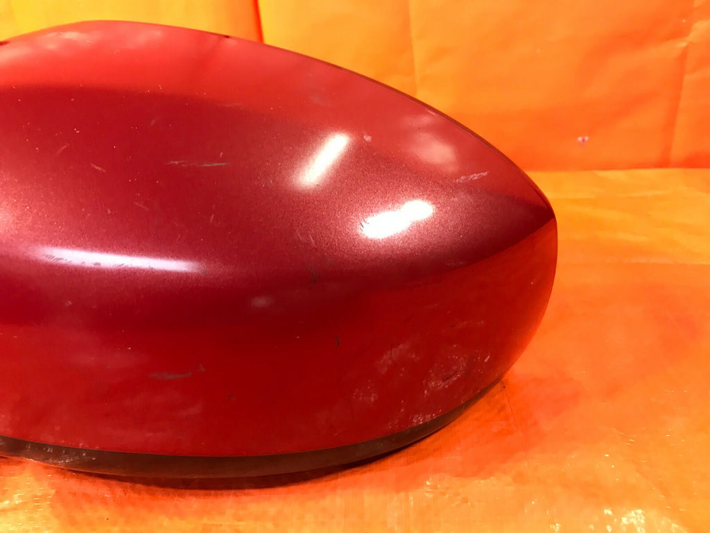 OEM 2007 2008 G35   SEDAN   DRIVER LEFT SIDE VIEW MIRROR   RED   E4 012536 07 082