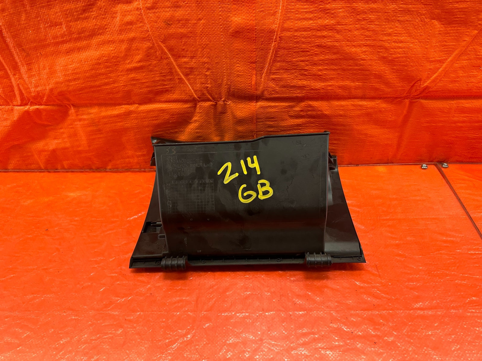 08 15 LANCER EVOLUTION X EVO 10   GLOVE BOX ASSEMBLY   OEM FACTORY OE #2149