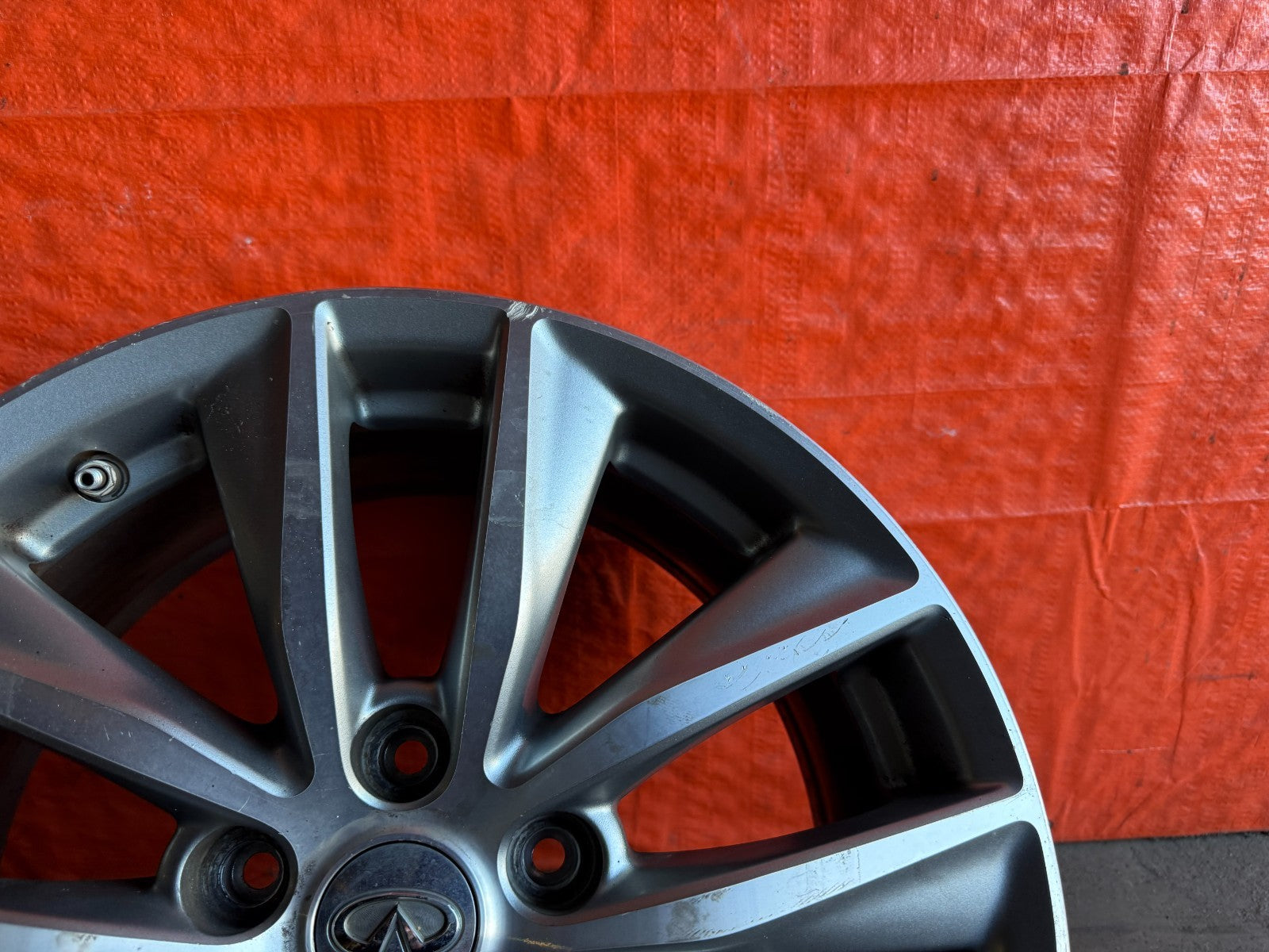 14 24 INFINITI Q50   10 SPOKE WHEEL RIM   17x7.5   +45   OEM FACTORY   #316 23