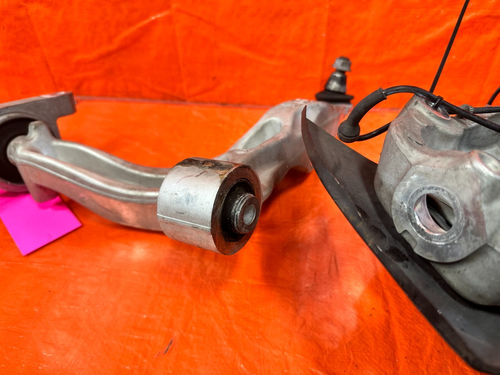 14 20 INFINITI Q50 Q60   RIGHT FRONT SPINDLE & UPPER LOWER CONTROL ARM RWD #28912