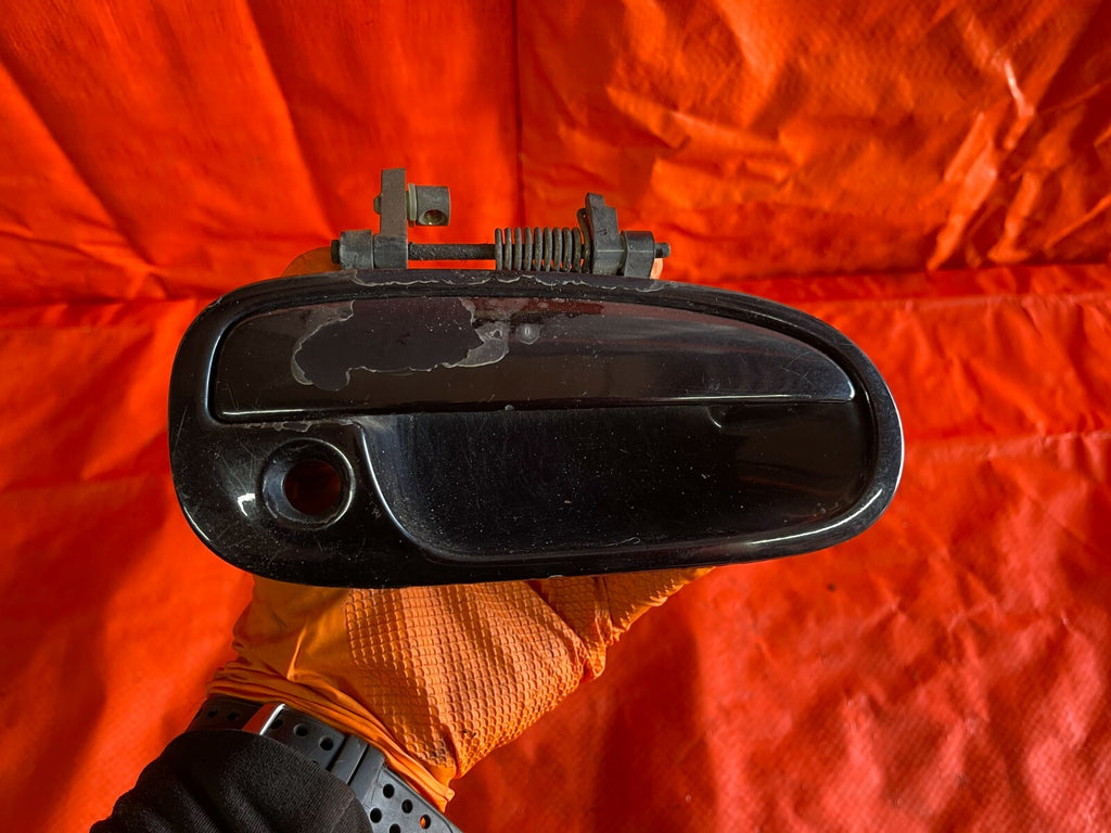 96 00 HONDA CIVIC   PASSENGER RIGHT FRONT   EXTERIOR DOOR HANDLE   BLACK   OEM0