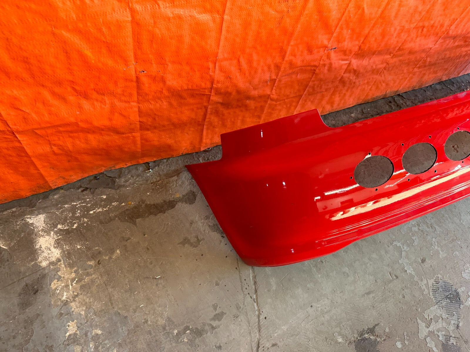 92 95 HONDA CIVIC HATCHBACK   REAR BUMPER COVER   CUT OUTS   FACOTRY OEM   #2357