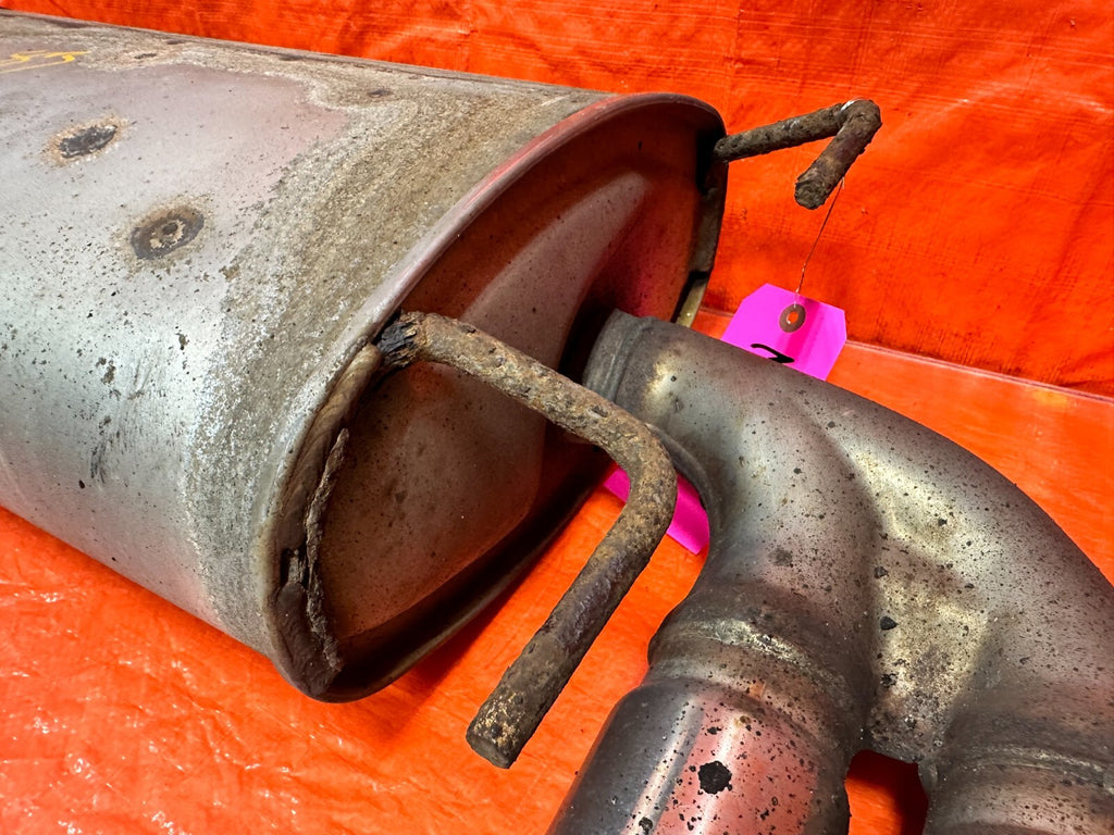 08 14 SUBARU IMPREZA WRX STI WAGON   QUAD TIP FACTORY EXHAUST MUFFLER TAIL PIPE5