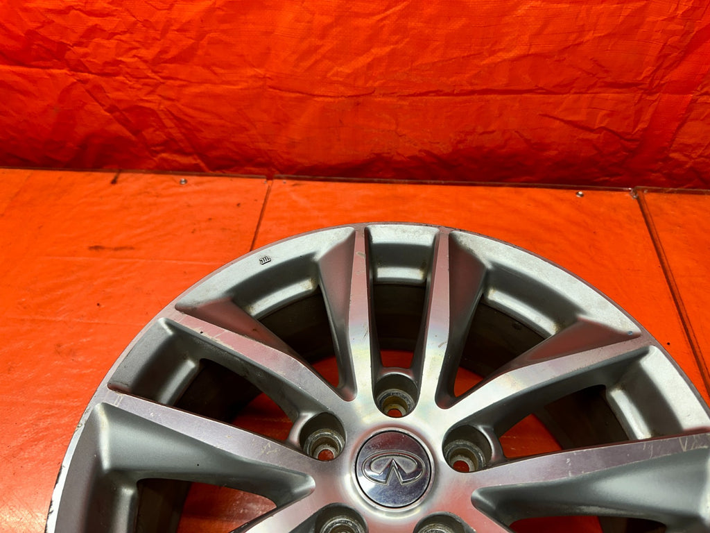 14-17 INFINITI Q50 17 INCH 10 SPOKE ALLOY WHEEL RIM W/ TPMS SENSOR OEM FACTORY9