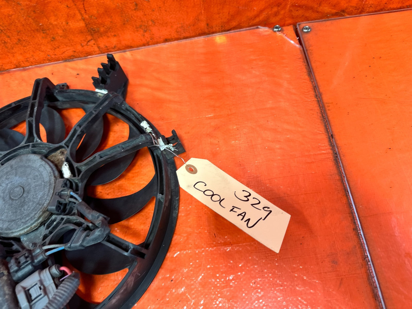 08 15 INFINITI G37 Q60 3.7L RADIATOR COOLING FANS SHROUD WITH MODULE #3292