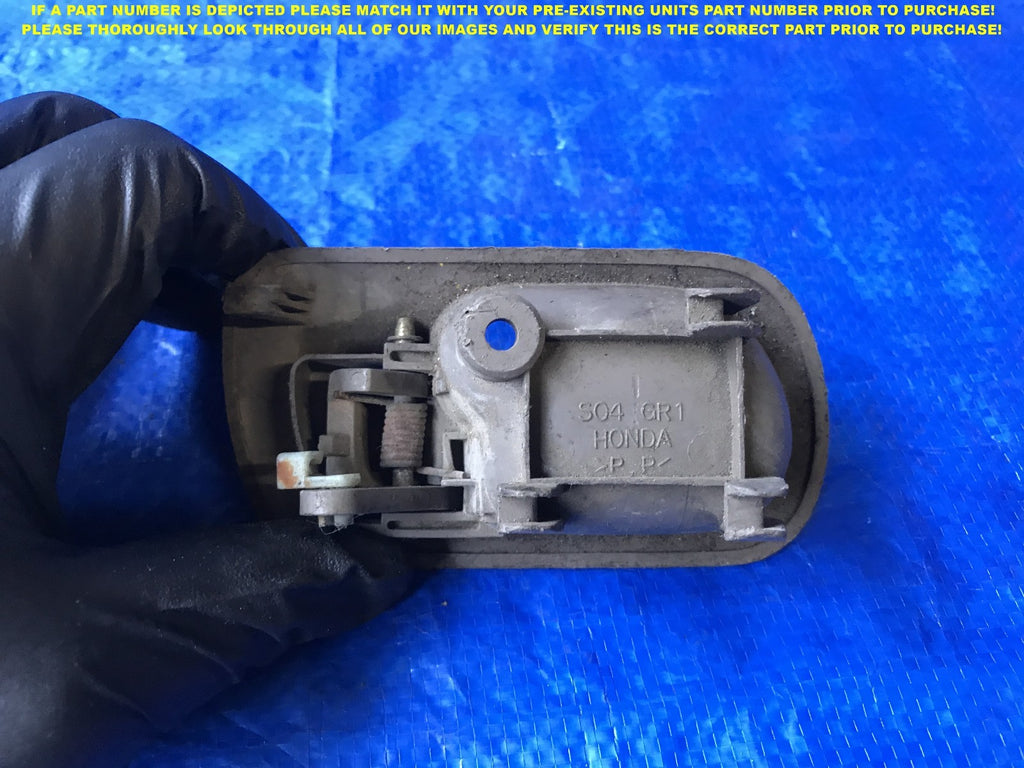 OEM 1996 1998 HONDA CIVIC SEDAN PASSENGER RIGHT REAR INTERIOR DOOR HANDLE     1