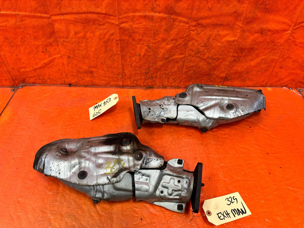 08 15 INFINITI G37 Q60 3.7L EXHAUST MANIFOLDS HEADERS LEFT RIGHT SET #3290