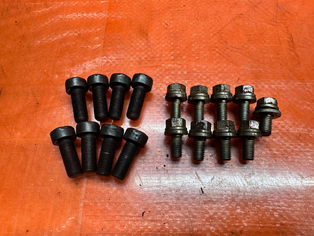 03-08 NISSAN 350Z 3.5L MANUAL CLUTCH AND FLYWHEEL BOLTS HARDWARE SET OEM #3464