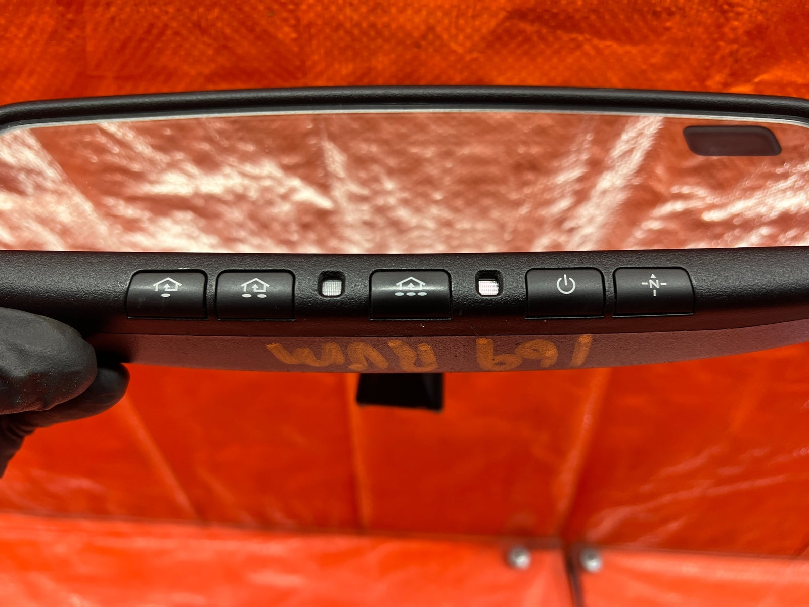 08 15 INFINITI G37 & Q60   2D COUPE   REAR VIEW MIRROR W/ COMPASS   OEM #1698