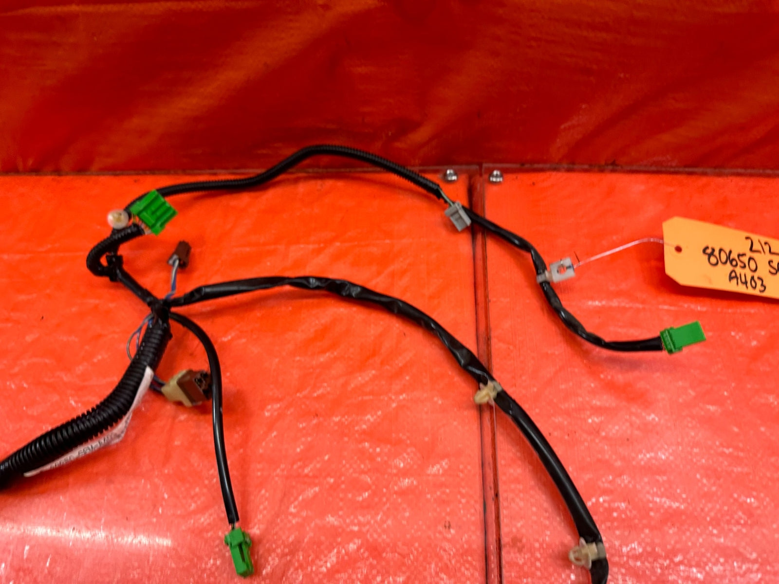 02 04 ACURA RSX HVAC AIR CONDITIONING AC SUB HARNESS   80650 S6M A40   OEM #2126