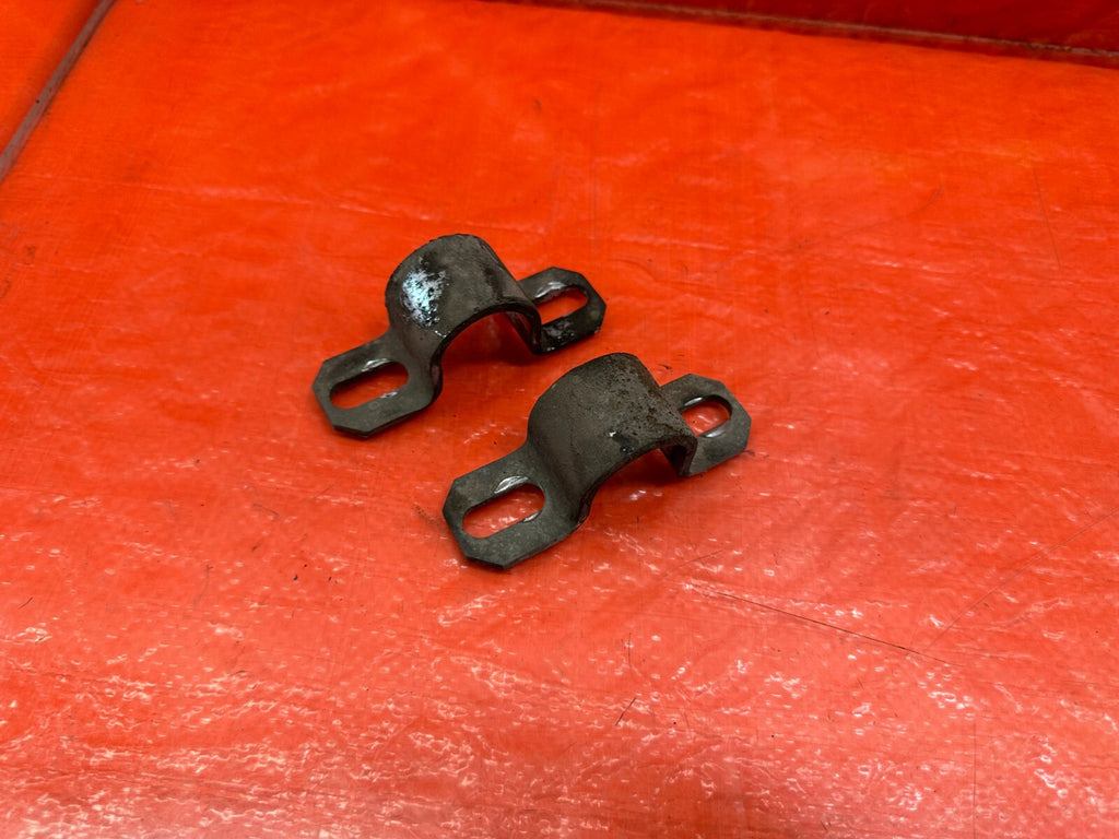 09 12 LANCER EVOLUTION X EVO 10 FRONT SWAY BAR MOUNTING BRACKETS LEFT RIGHT #20611