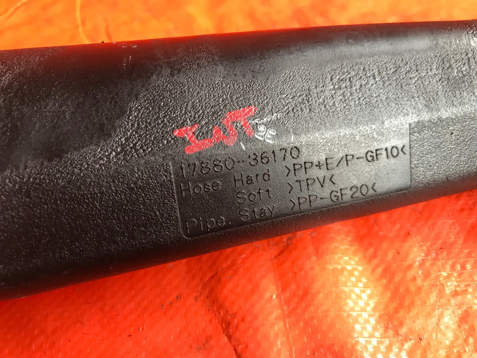 OEM 2016 16 LEXUS IS200T AIR INTAKE TUBE PIPE PART # 17880 361704