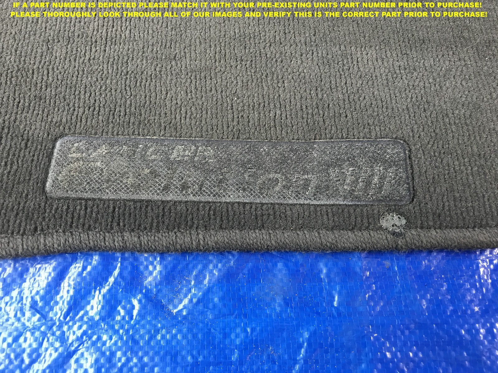OEM 2003 2004 2005 MITSUBISHI EVOLUTION 8 VIII PASSENGER RIGHT FRONT FLOOR MAT3