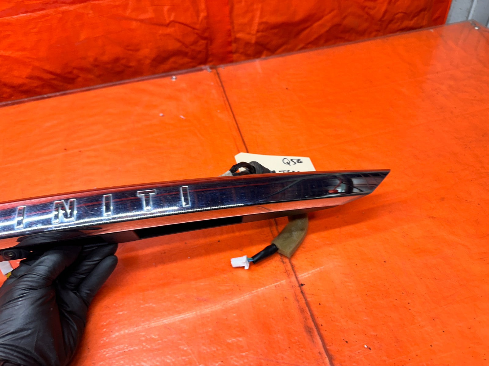 14-24 INFINITI Q50 4D REAR TRUNK LID MOLDING TRIM BACK UP REAR VIEW CAMERA #Q505