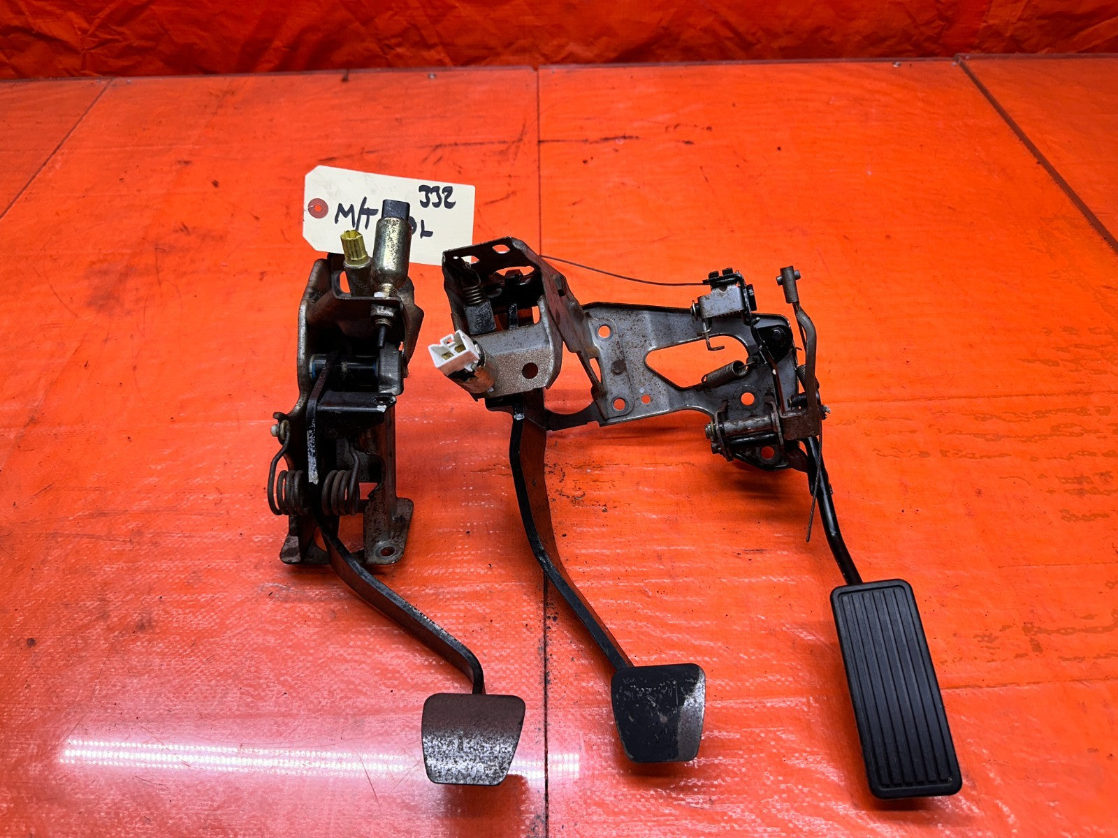 92 96 HONDA PRELUDE MT MANUAL CLUTCH BRAKE GAS PEDALS OEM #3320