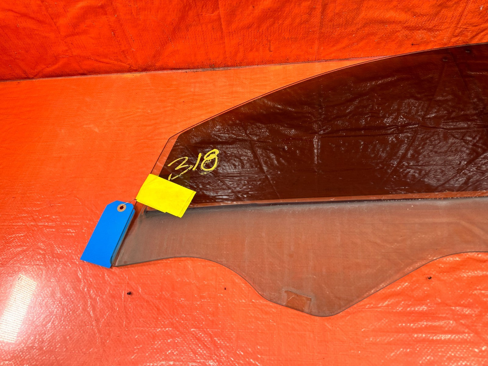 10 16 HYUNDAI GENESIS COUPE   DOOR GLASS WINDOW   DRIVER LEFT SIDE   OEM #3186