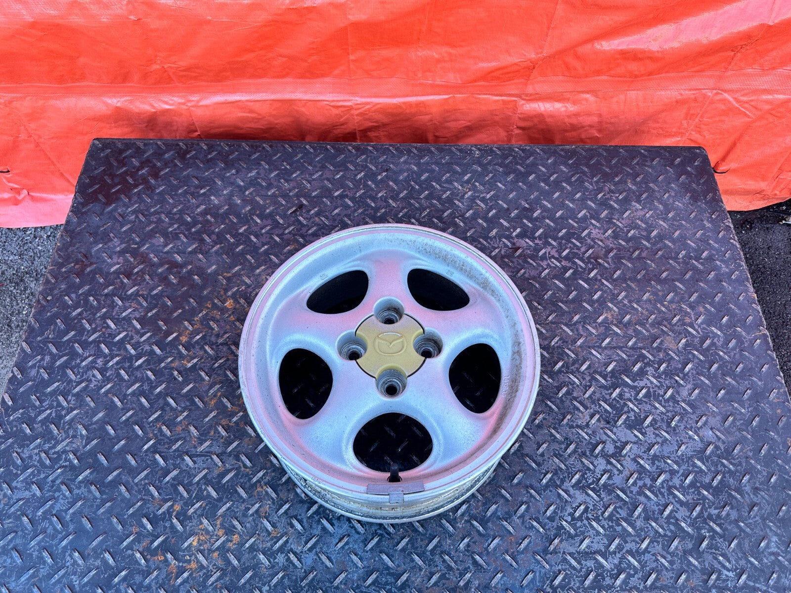 90 05 MAZDA MX 5 MIATA   5 SPOKE   14x6 +40MM FACTORY WHEEL RIM   OEM #267 30