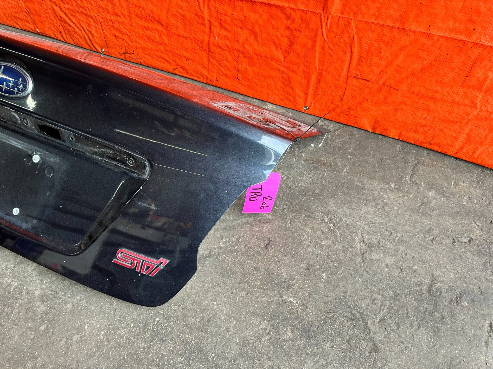 15 21 SUBARU WRX & STI   TRUNK REAR DECK LID TAIL GATE HATCH LATCH   OEM #2662