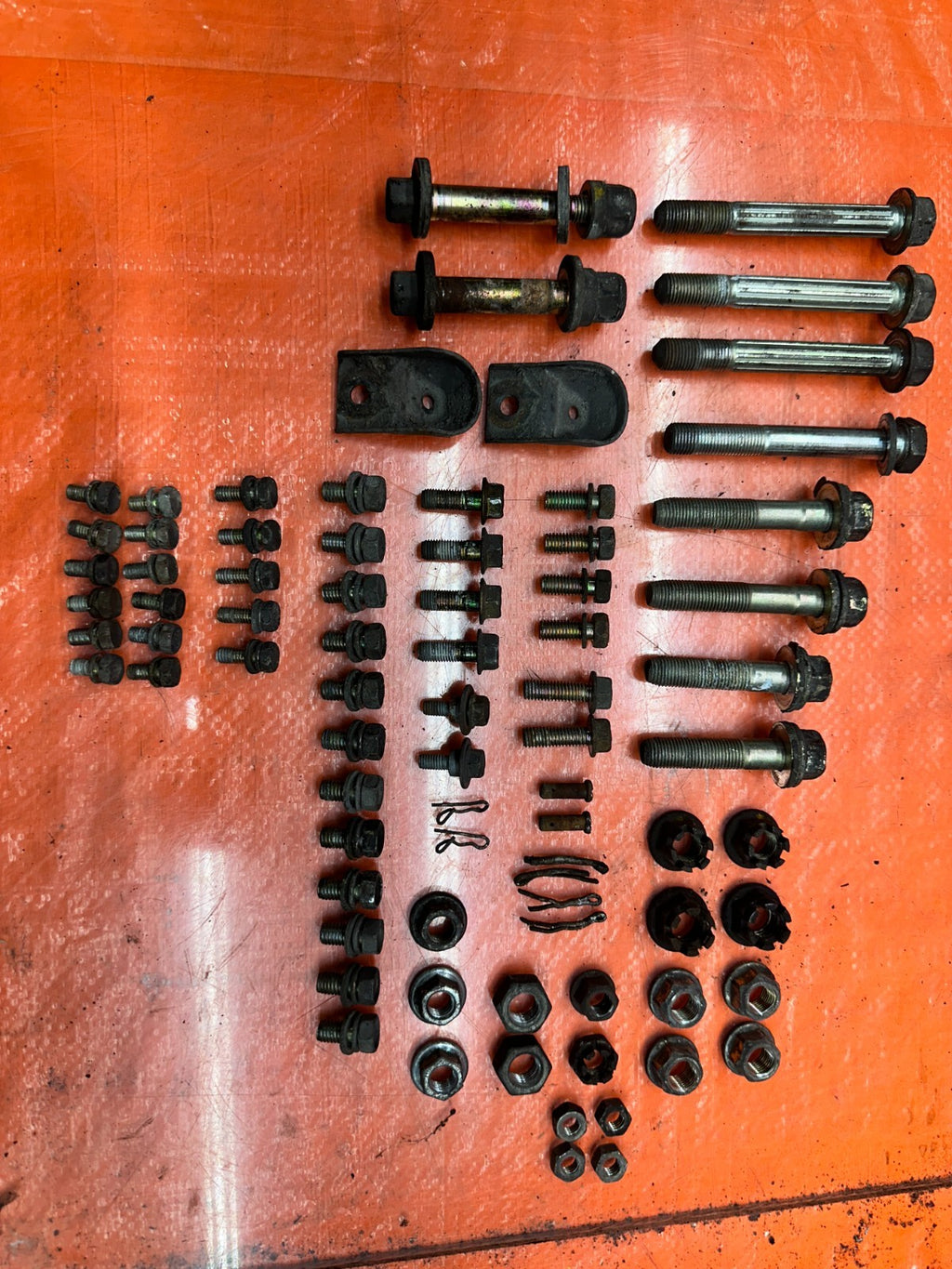 92 96 HONDA PRELUDE REAR TRAILING ARM HARDWARE BOLTS OEM #33210