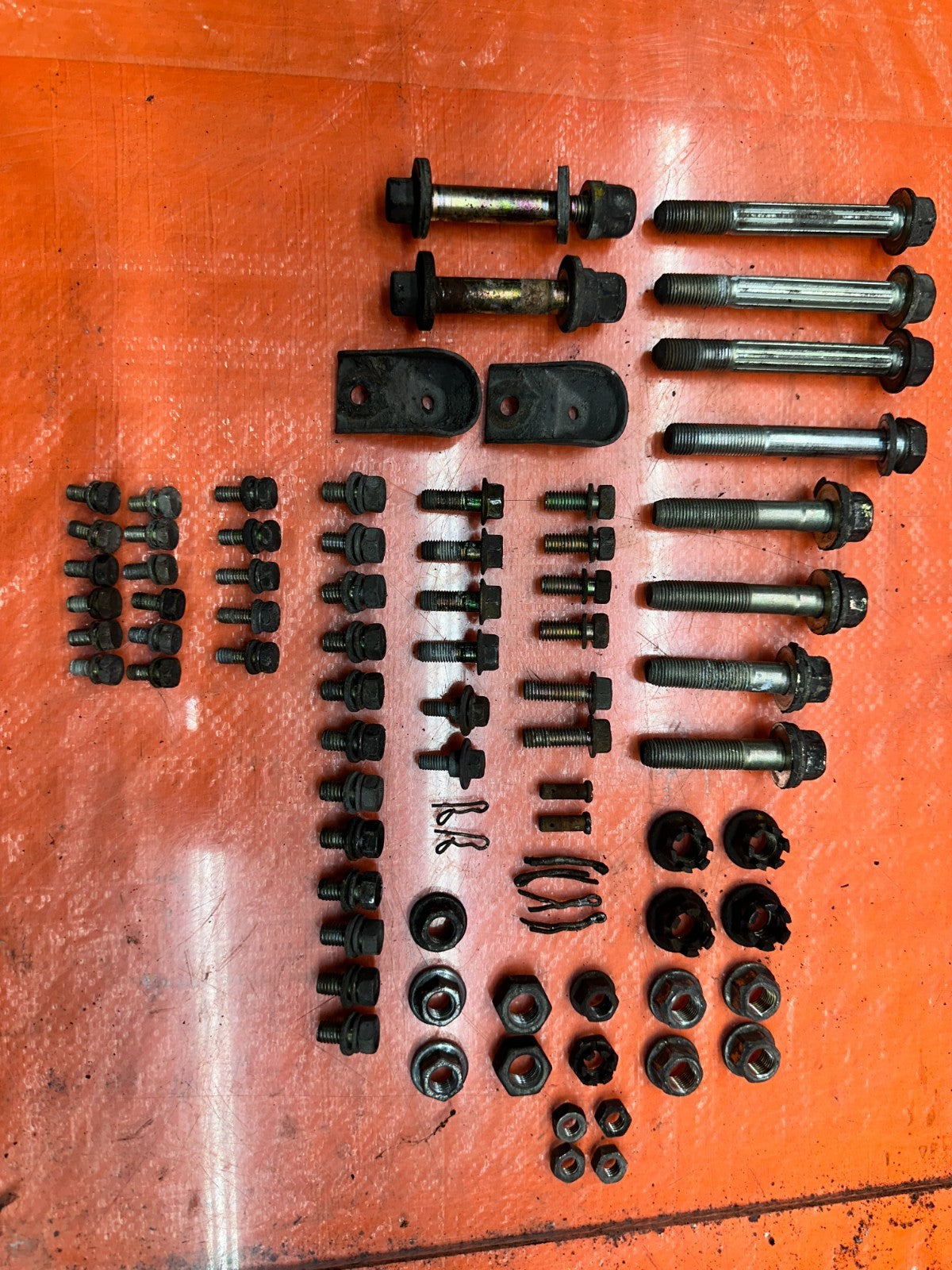 92 96 HONDA PRELUDE REAR TRAILING ARM HARDWARE BOLTS OEM #33210