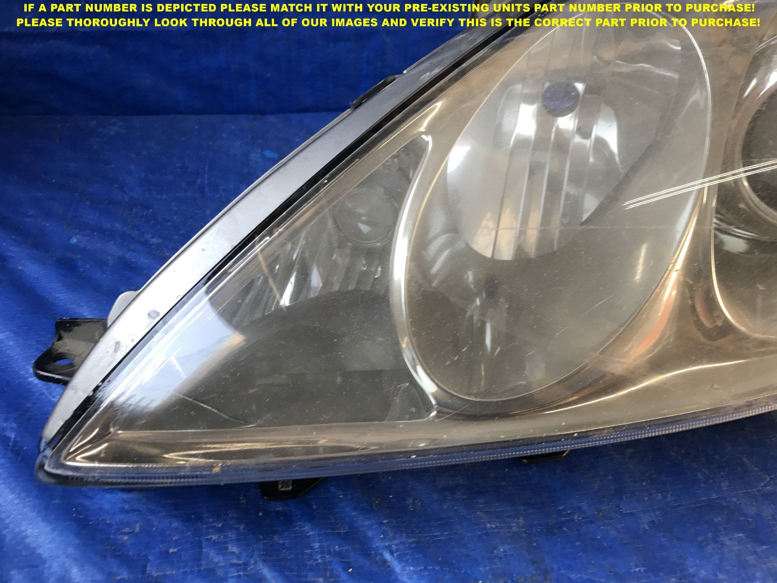 2002 2003 2004 02 03 04 LEXUS ES300 HALOGEN NON HID DRIVER LEFT HEADLIGHT L LH 3