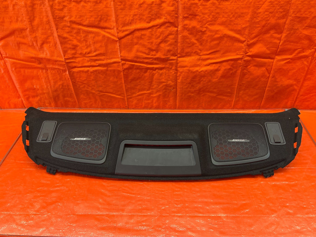 08 15 INFINITI G37 Q60 COUPE REAR SPEAKER COVER TRAY TRUNK LINING LINER TRIM 1690